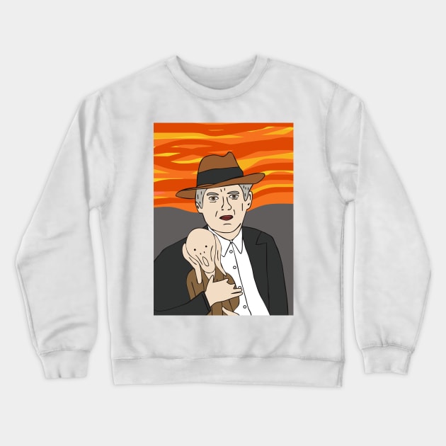 Edvard Munch Crewneck Sweatshirt by grekhov